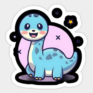 Cute Kawaii dinosaur Sticker